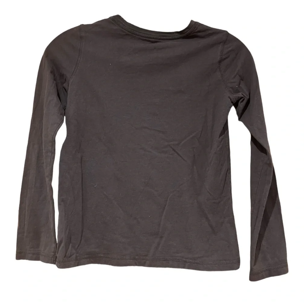Gap Kids Brown Long Sleeve Tee Shirt Girl's Large 10